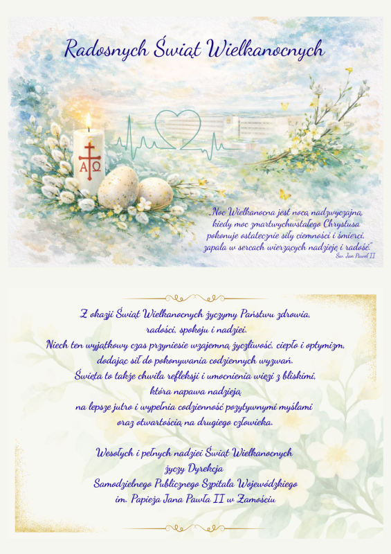 Ilustracja do artykułu: Życzenia Wielkanocne 2026r.
